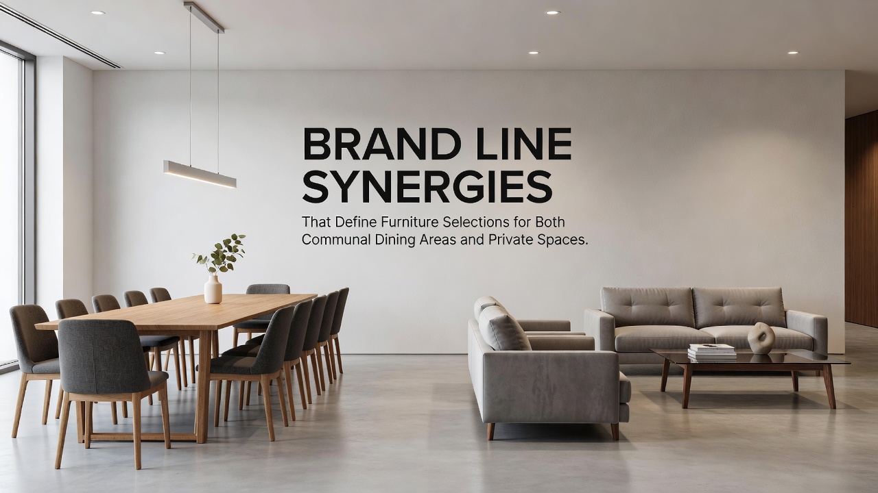 Furniture coordination in dining and bedroom settings